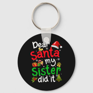 Llavero Familia Graciosa Querida Santa Mi Hermana Lo Hizo