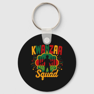 Llavero Familia Kwanza Squad Afro-Americana Feliz Plaza Kw