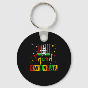 Llavero Familia Kwanza Squad Navidades afroamericanos feli