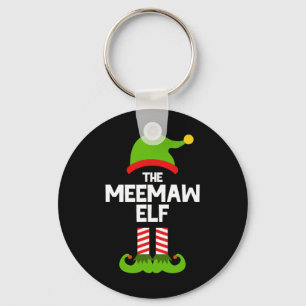 Llavero Familia Meemaw Elfo Navidad Pijama Divertido Coinc