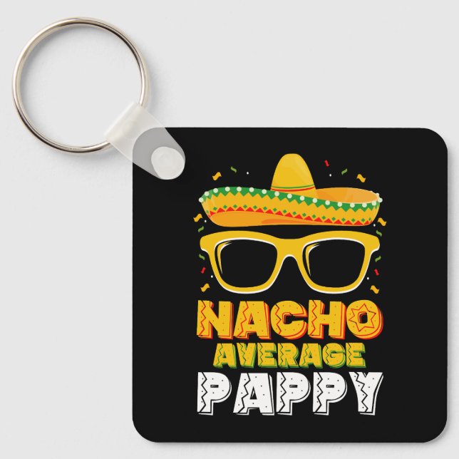 Llavero Familia Nacho Promedio de Papas Cinco De Mayo (Anverso)