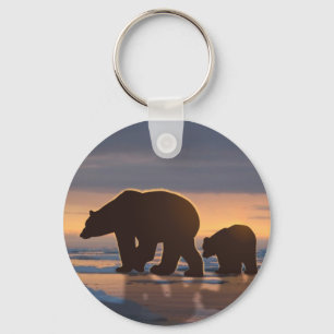 Llavero Familia Oso Polar