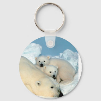 Llavero Familia Oso Polar