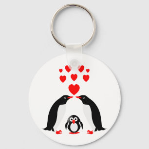 Llavero Familia Penguins
