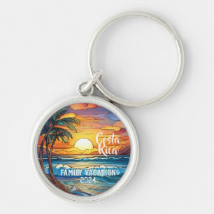Llavero Familia personalizado Costa Rica Viaje Faux Staine