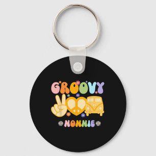Llavero Familia Retro Groovy Nonnie Abuela Matemática Madr