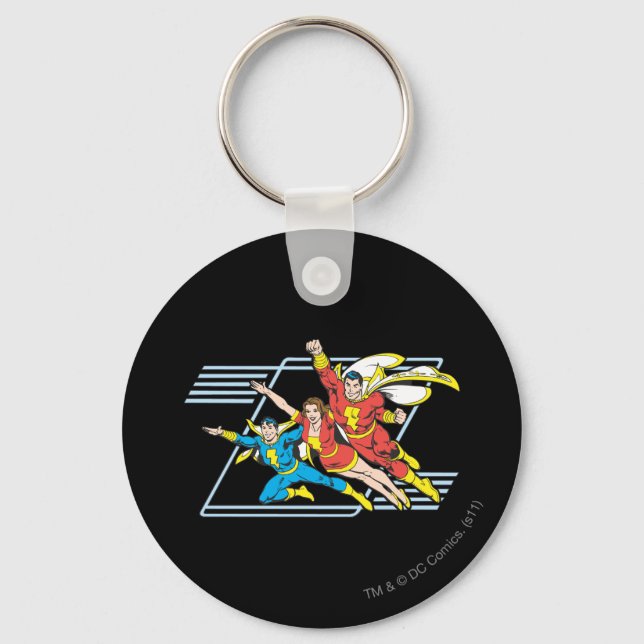 Llavero Familia SHAZAM (Anverso)