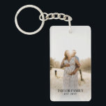 Llavero Familia simple de Personalizados Foto y nombre Cla<br><div class="desc">Familia simple de Personalizados Foto y nombre Claves acrílicas</div>