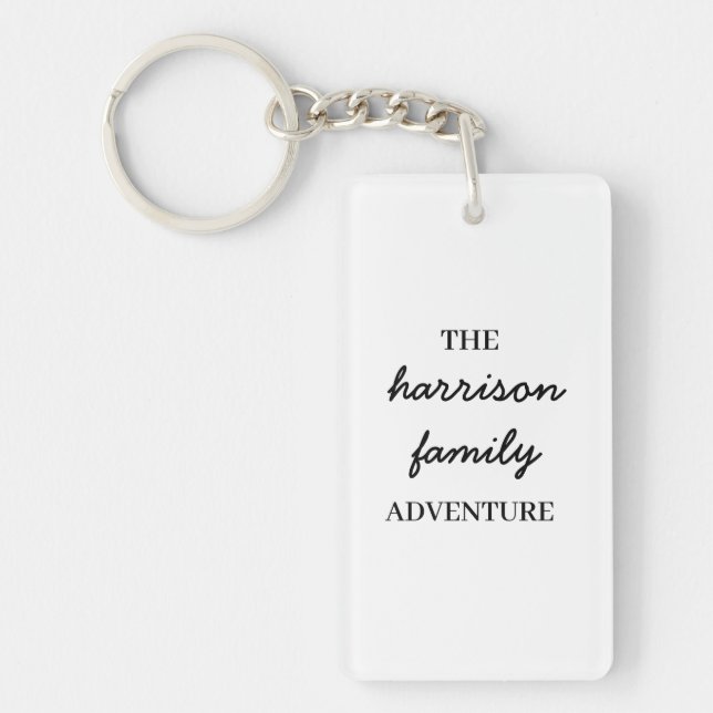 Llavero Family Adventures | Minimalist Modern Travel  (Frente)