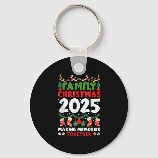 Llavero Family Christmas 2025 Matching Family Christmas Xm (Anverso)
