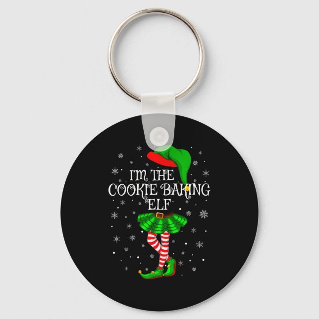 Llavero Family Matching Women Girls The Cookie Baking Elf  (Anverso)
