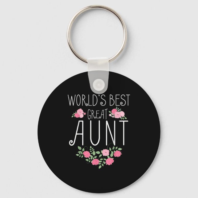 Llavero Family World's Great Aun Funny Auntie Ever Gift  (Anverso)