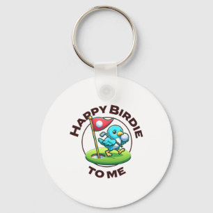 Llavero Famoso cumpleaños de golf Happy Birdie Golfer Kids