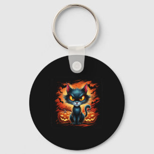 Llavero Famoso gato Halloween disfraz gato ama a las mujer