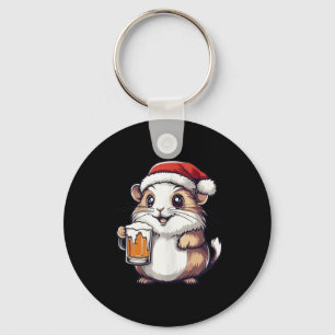 Llavero Famoso Navidad Hámster Con Cómic De Cervezas