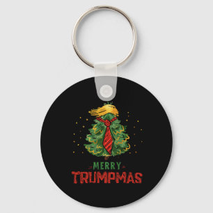 Llavero Famoso Trump Feliz Trumpmas Árbol navideño Navidad