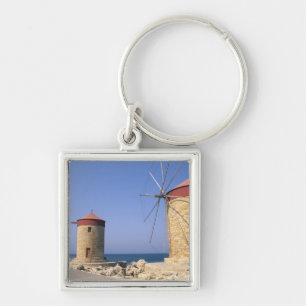 Llavero Famosos molinos de viento de Rodas Grecia
