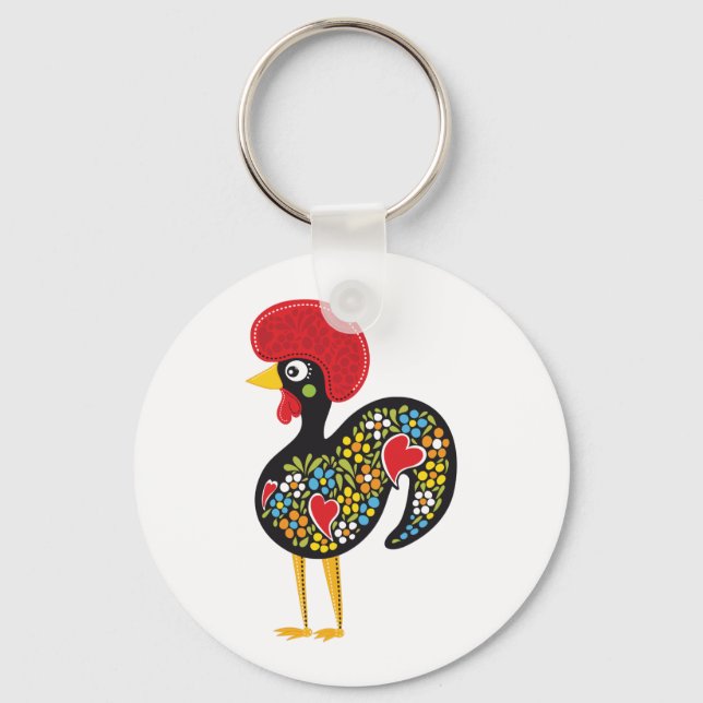 Llavero Famous Rooster of Barcelos Portugal Nr. 07 (Anverso)