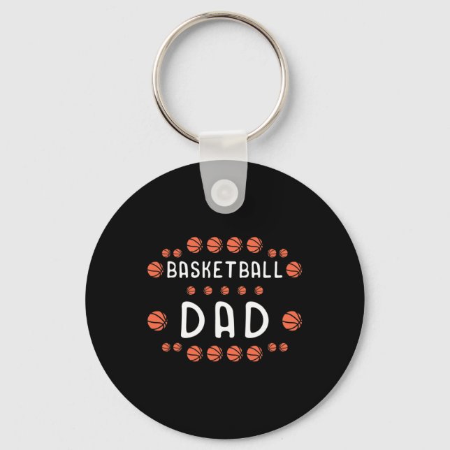 Llavero Fan de Básketball Dad Mejor Daddy Ever Hooper (Anverso)