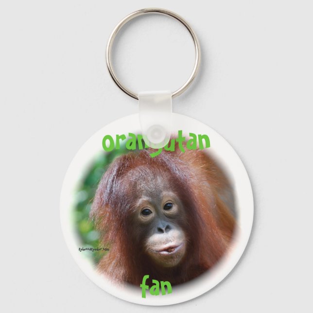 Llavero Fan de Orangutan (Anverso)