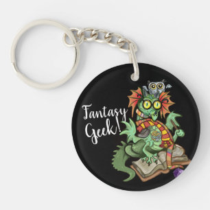 Llavero Fan Dragon "Fantasy Geek"