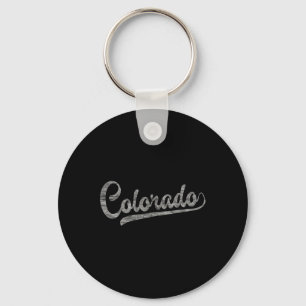 Llavero Fanático de Béisbol Colorado Vintage Rocky Mountai