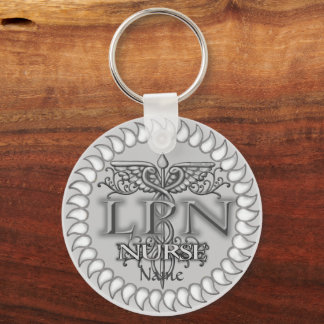 Llavero Fancy Caduceus LPN enfermera