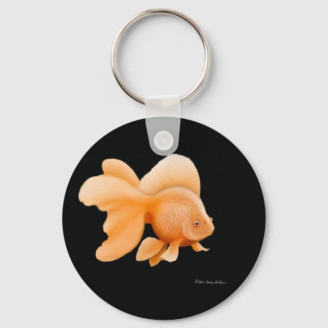 Llavero Fancy Fantail Goldfish (Anverso)