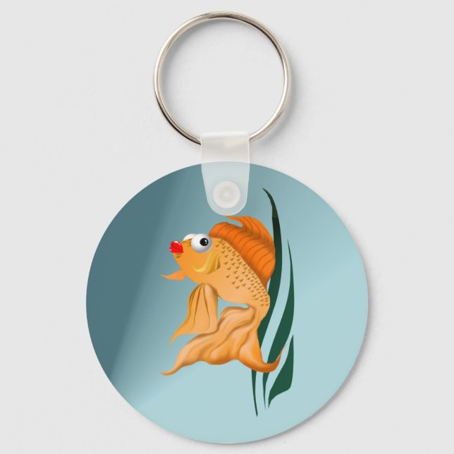 Llavero Fancy Gold Fish Keychain (Anverso)