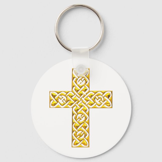 Llavero Fancy Golden Cross (Anverso)
