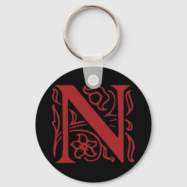 Llavero Fancy Letter N (Anverso)