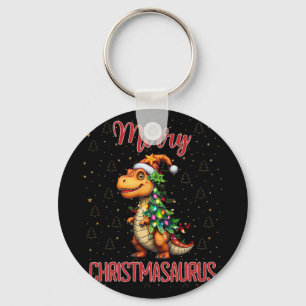 Llavero Fanny Feliz Navidad Christmasaurus Dinosaur Árbol 