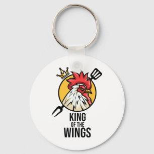 Llavero Fans de Bbq Drumstick regalo F de Funny Chicken Ki