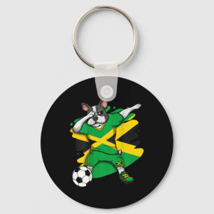 Llavero Fans de Fútbol de Jamaica Bulldog Francés