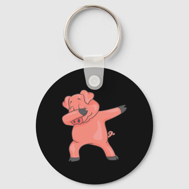 Llavero Fans de Guay Dancing Farm Animals Holiday Art Dabb (Anverso)