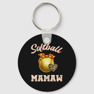 Llavero Fans del Softll Mamaw Leopard Heart