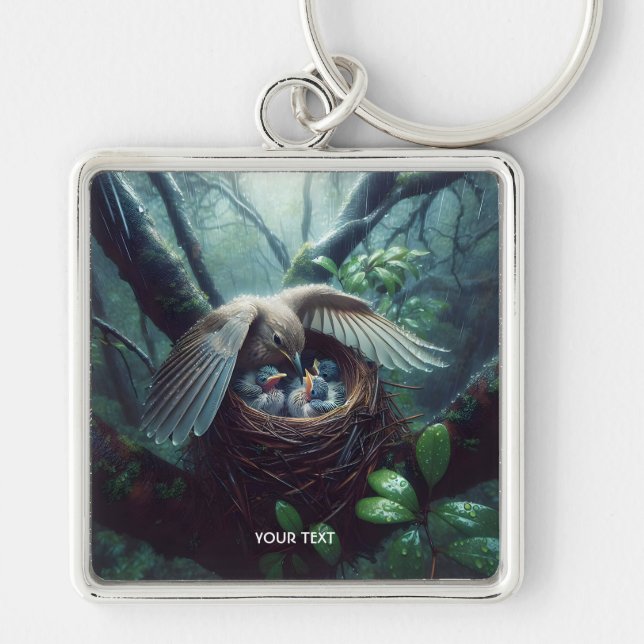 Llavero Fantasía Ave Ave Lluvia (Frente)