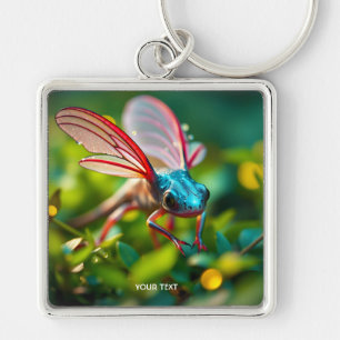 Llavero Fantasía Axolotl Cuta Con Alas