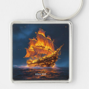 Llavero Fantasía Cuesta el Mar del Buque de Fuego