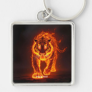 Llavero Fantasía Cuesta Fuego Tigre Grande