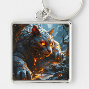 Llavero Fantasía Cuesta Lava Fuego Tigre