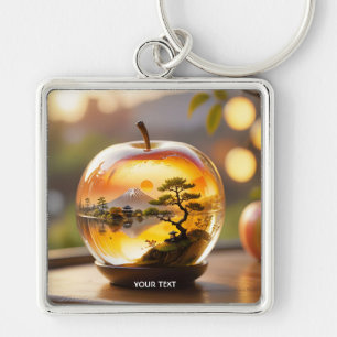 Llavero Fantasía Cuidada Vista Apple Japonesa