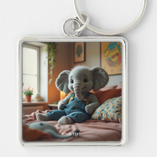 Llavero Fantasía Cute Baby Elephant Jeans