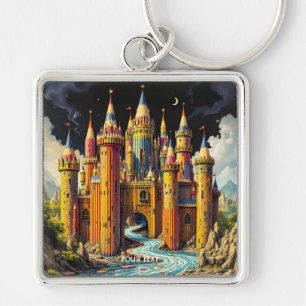 Llavero Fantasía Cute Castle From Pencils