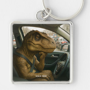Llavero Fantasía Cute Dinosaurio Drin Car