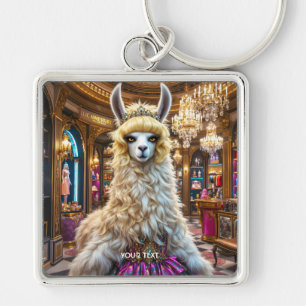 Llavero Fantasía cute drama llama reina