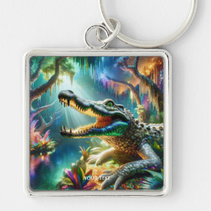 Llavero Fantasía Cute Encantada Jungla de Cocodrilos