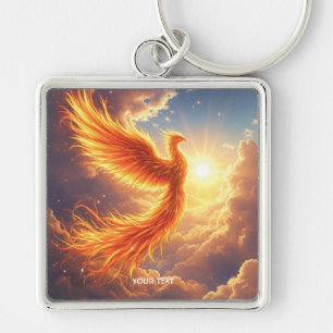 Llavero Fantasía Cute Flaming Phoenix Rises