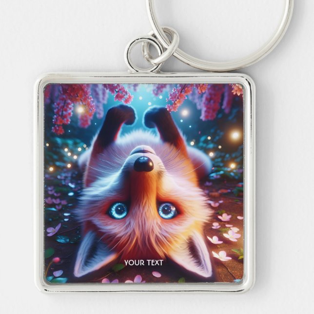 Llavero Fantasía Cute Laying Fox (Frente)