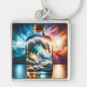 Llavero Fantasía Cute Storm En Botella